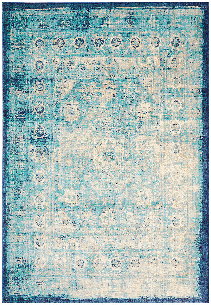 Wind Stunning Designer Rug Blue