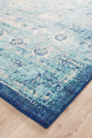 Wind Stunning Designer Rug Blue