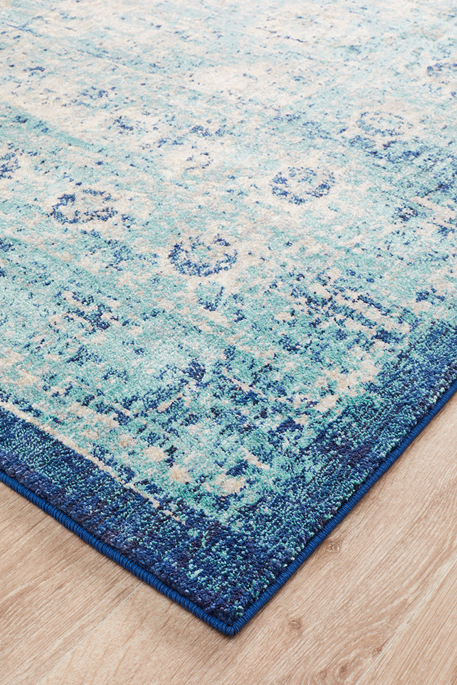 Wind Stunning Designer Rug Blue