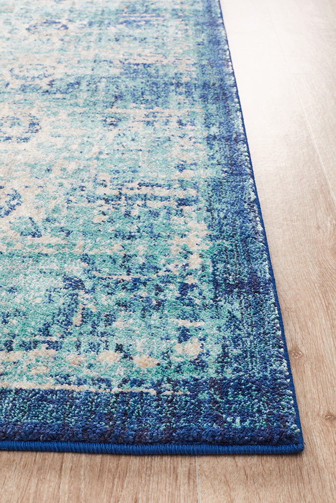 Wind Stunning Designer Rug Blue
