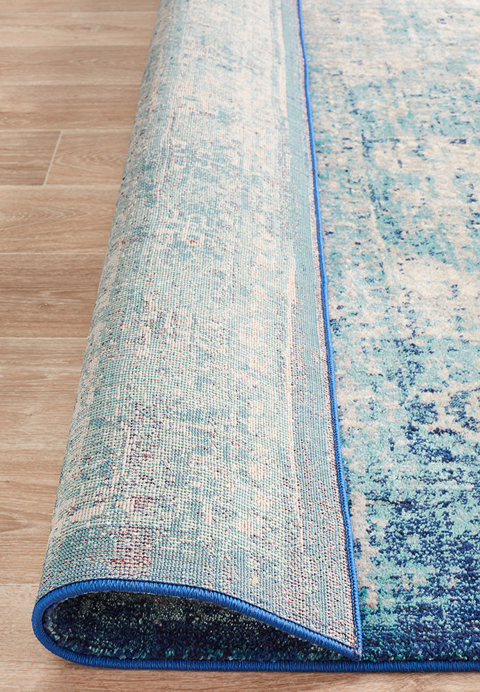Blue Rug Designer Wind Stunning Designer Rug Blue — SydneyRugsOnline