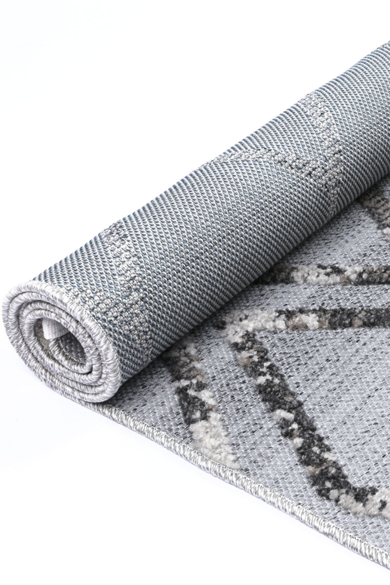 Aresa Anthrasite Diamond Rug