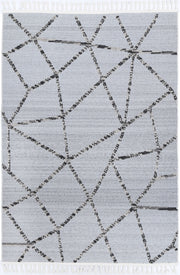 Aresa Grey Anthrasite Geometric Rug