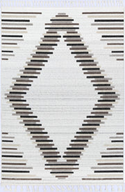 Aresa Beige Cream Diamond Rug