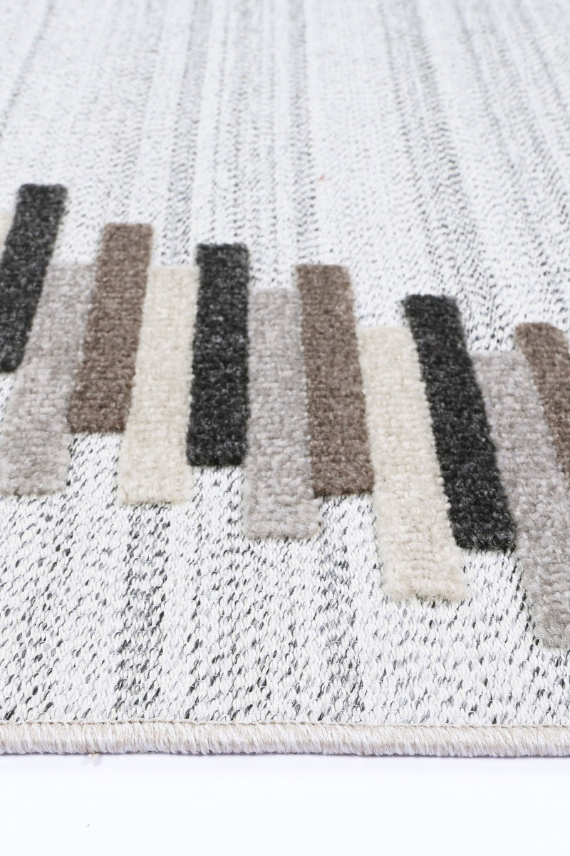 Aresa Beige Cream Diamond Rug