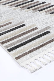Aresa Beige Cream Diamond Rug