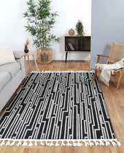 Aresa Anthrasite Grey Matrix Rug
