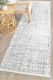 Griffon Jaguar White Grey Blue Rug