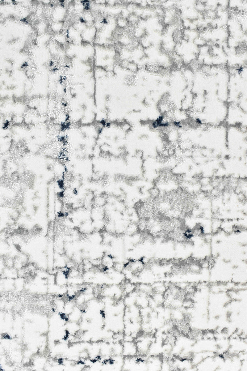 Griffon Jaguar White Grey Blue Rug