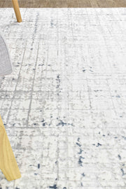 Griffon Jaguar White Grey Blue Rug