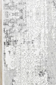 Griffon Gill Grey White Grey Rug