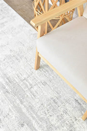 Griffon Gill Grey White Grey Rug