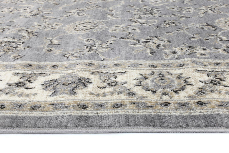Aarya Border Cream Grey Rug