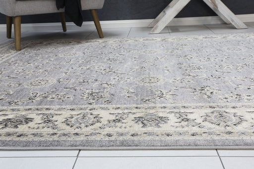 Aarya Border Cream Grey Rug
