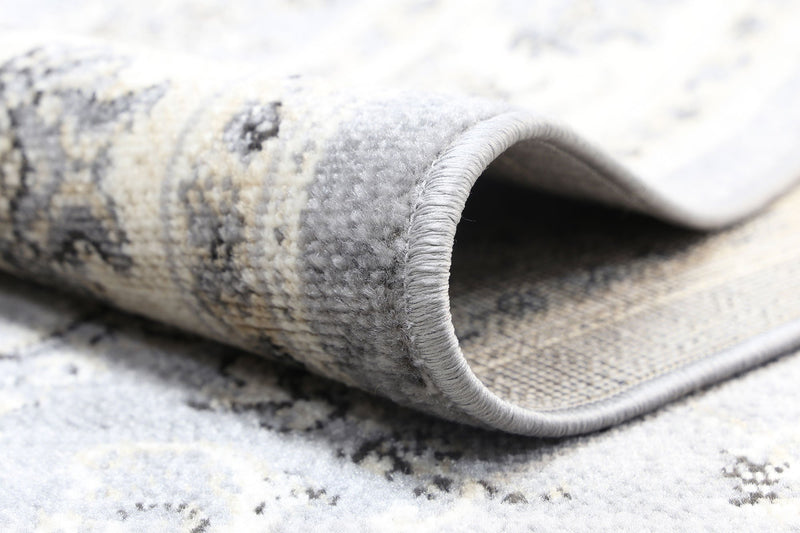 Aarya Border Cream Grey Rug