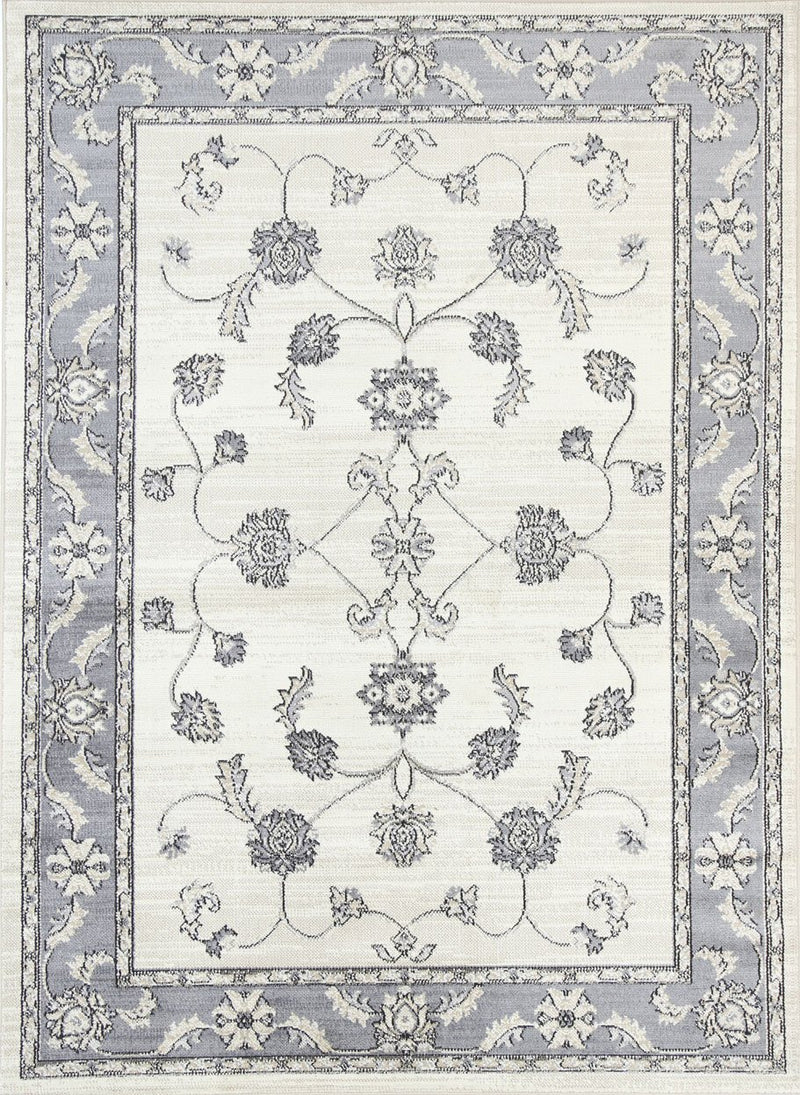 Aarya Border Grey Cream Rug