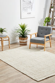 Chunky Natural Fiber Barker Bleach Rug