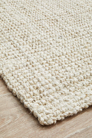 Chunky Natural Fiber Barker Bleach Rug