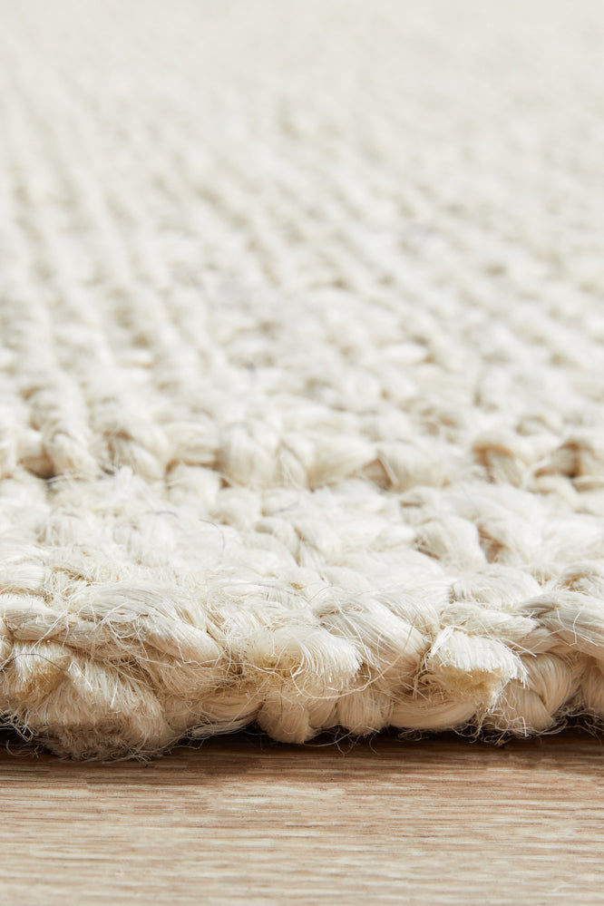Chunky Natural Fiber Barker Bleach Rug