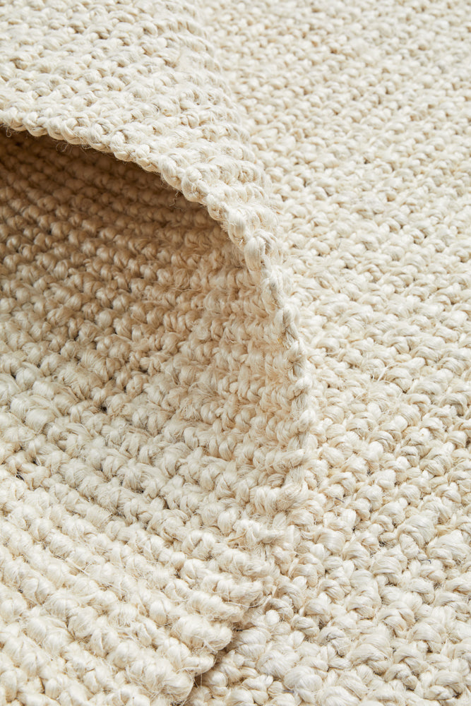Chunky Natural Fiber Barker Bleach Rug