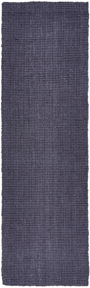 Chunky Natural Fiber Barker Navy Runner Rug