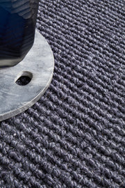 Chunky Natural Fiber Barker Navy Runner Rug