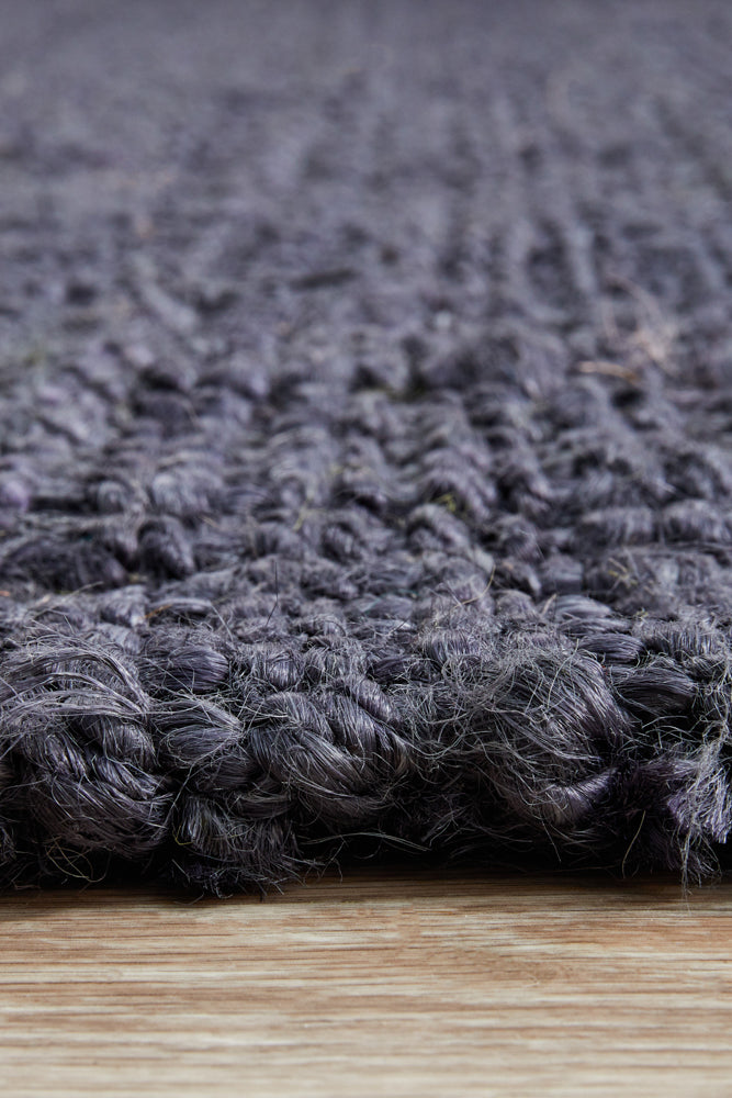 Chunky Natural Fiber Barker Navy Rug