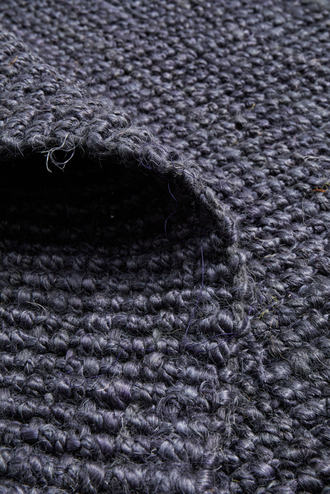 Chunky Natural Fiber Barker Navy Rug