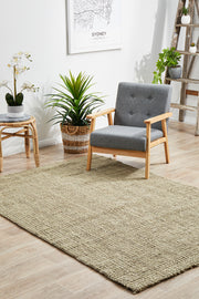 Chunky Natural Fiber Barker Platinum Uniart Rug