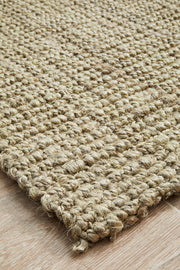 Chunky Natural Fiber Barker Platinum Uniart Rug