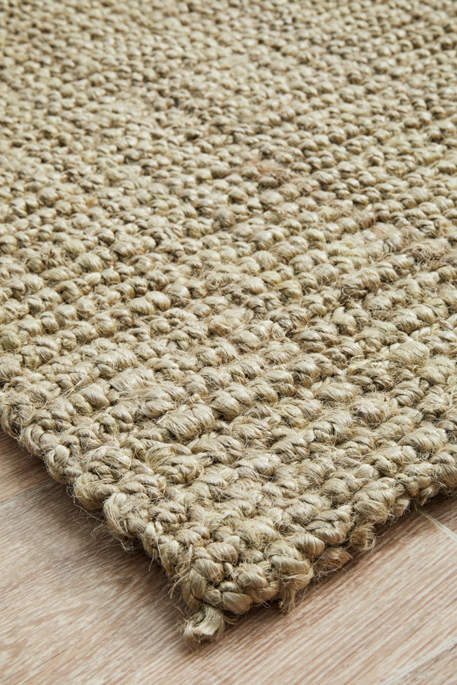 Chunky Natural Fiber Barker Platinum Uniart Rug
