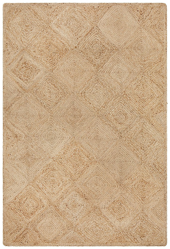 Chunky Hatch Natural Rug