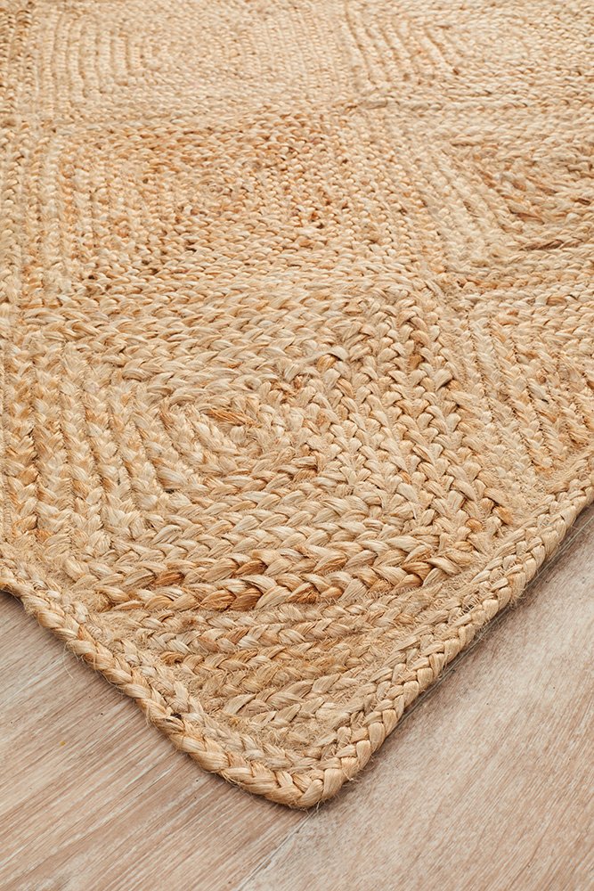 Chunky Hatch Natural Rug