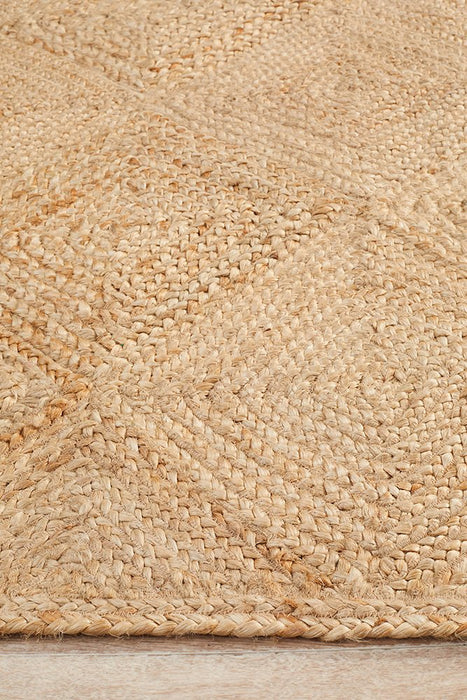 Chunky Hatch Natural Rug
