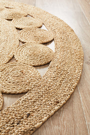 Natural Daisy Jute Rug
