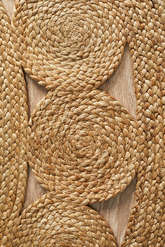 Natural Daisy Jute Rug