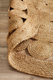 Natural Daisy Jute Rug