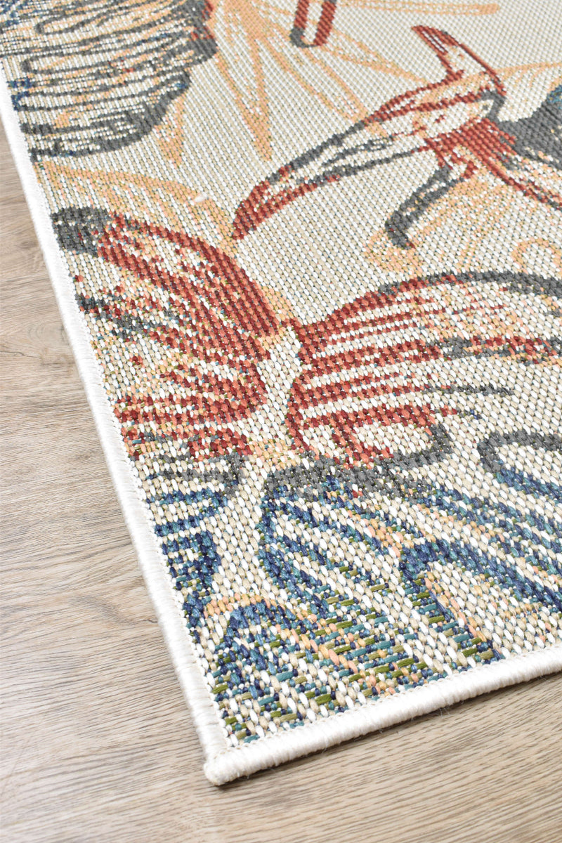 Montana Palm Leaves Outdoor Rug