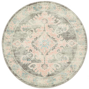 Avenue Admission Grey Round Rug
