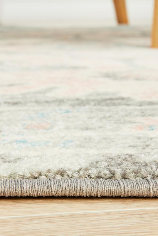 Avenue Admission Grey Round Rug