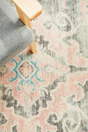 Avenue Admission Grey Round Rug