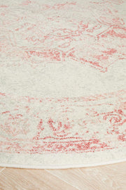 Avenue Passage Rose Round Rug