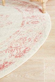 Avenue Passage Rose Round Rug