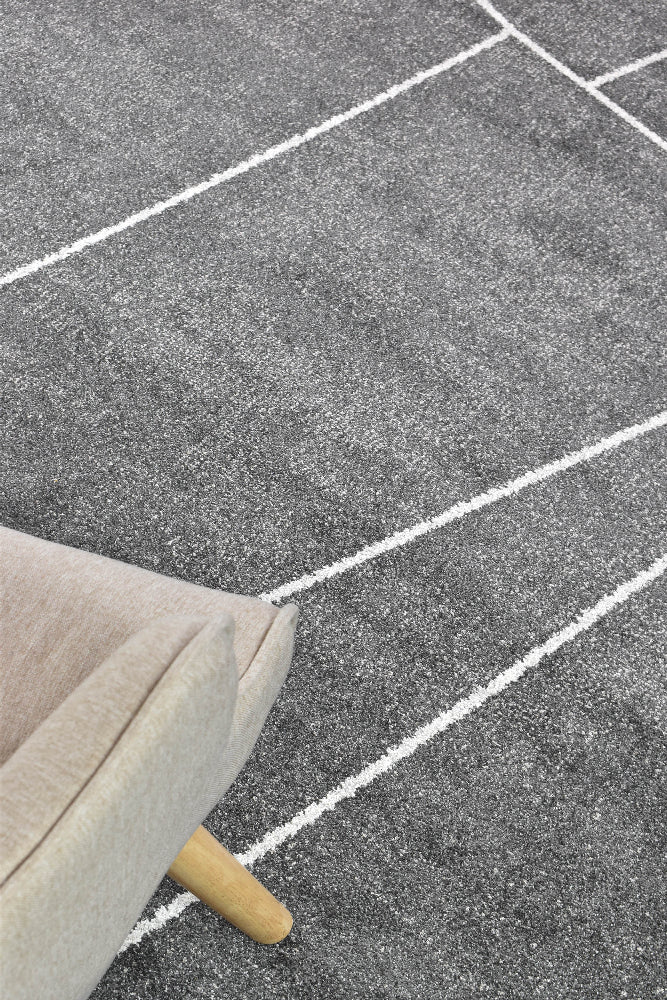 Broadway Version Granite Grey Rug