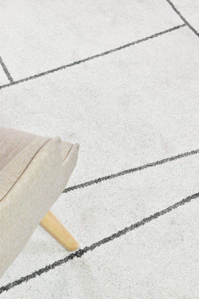 Broadway Version Pearl White Rug