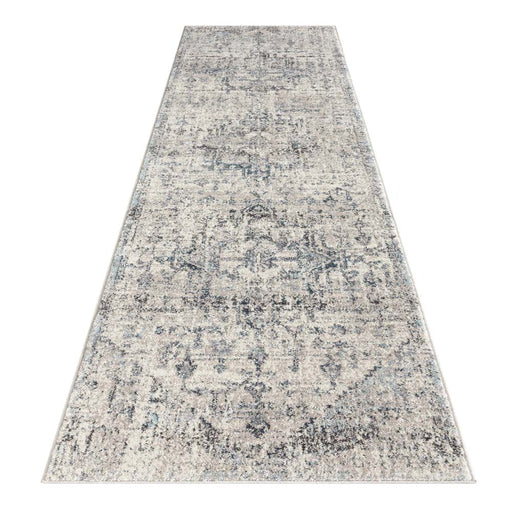 Praise Beauty  Light Grey Runner Rug