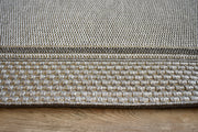 Outdoor Living Sisal Boarder Silver Rug