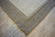 Outdoor Living Sisal Double Boarder Silver Grey Rug