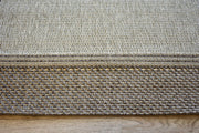 Outdoor Living Sisal Double Boarder Silver Grey Rug