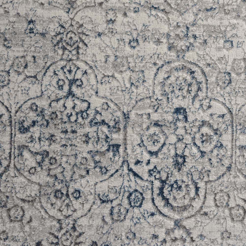 Achromatic Woodland Grey Blue Rug